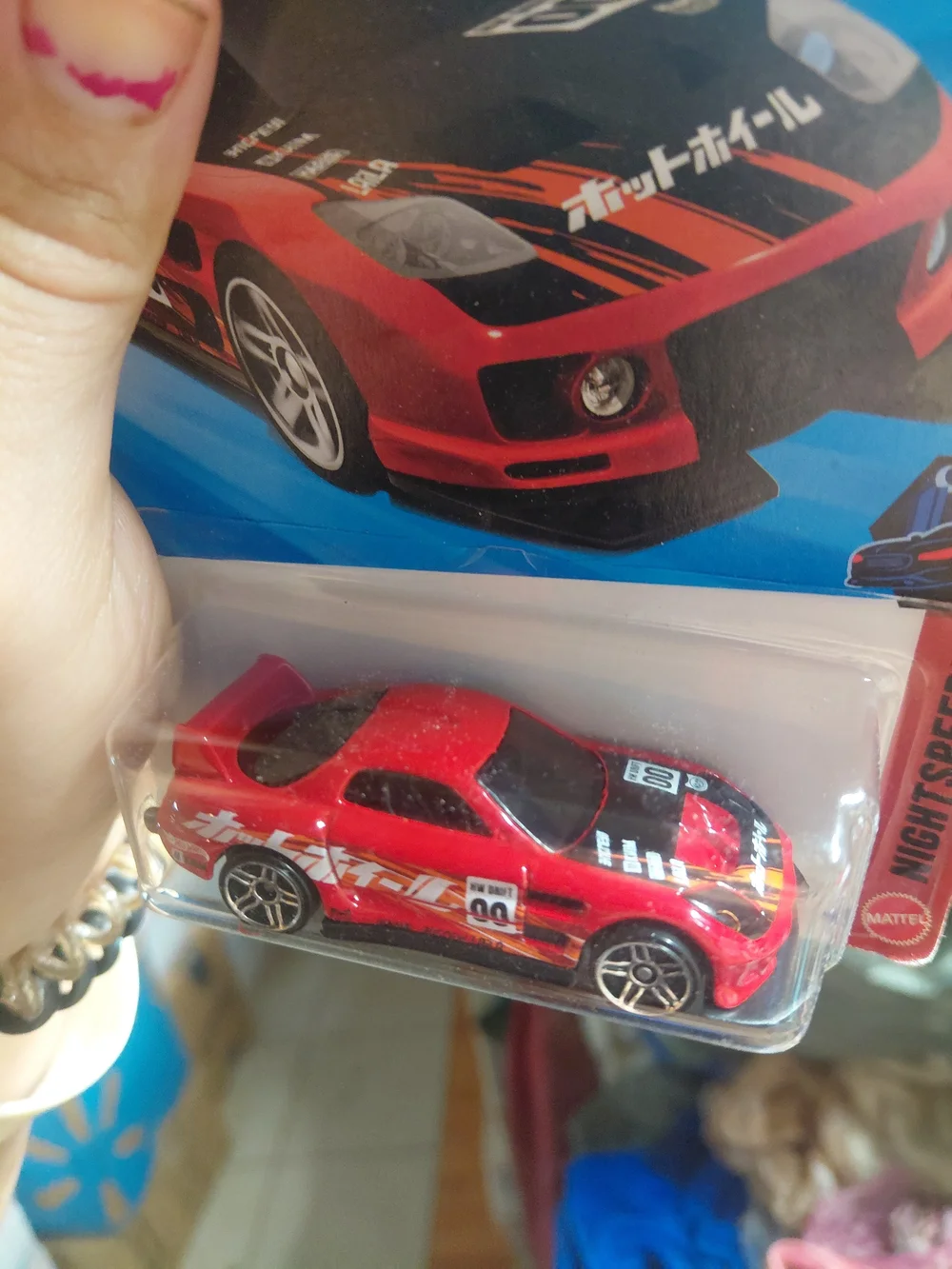 The Hot Wheels 24/Seven Nightspeed is a 1:64 scale diecast car modeled after tun
